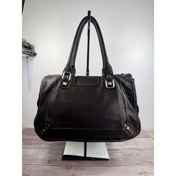 TENTAZIONE DUE Italian Brown Genuine Leather Shoulder Bag Purse Handbag Italy - Picture 4 of 16